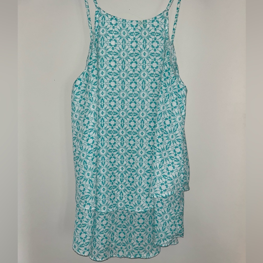 Geometric Print Tank Top